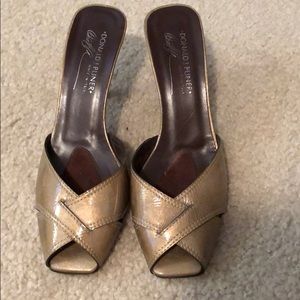 Donald J Pliner kitten heels sandals